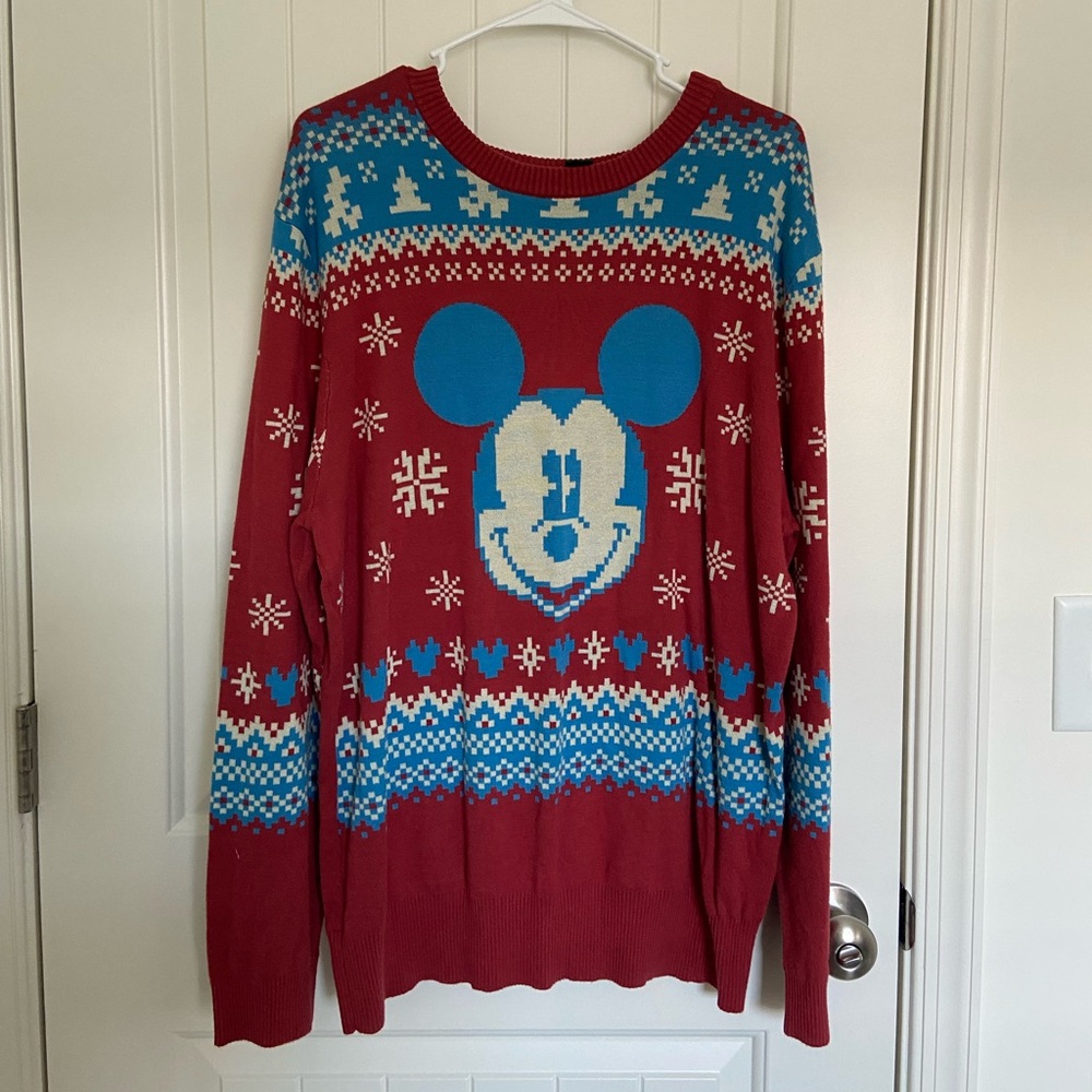 SOLD EUC | Disney Mickey Mouse men’s Celebrate Together sweater — 2XL - Picture 1 of 5